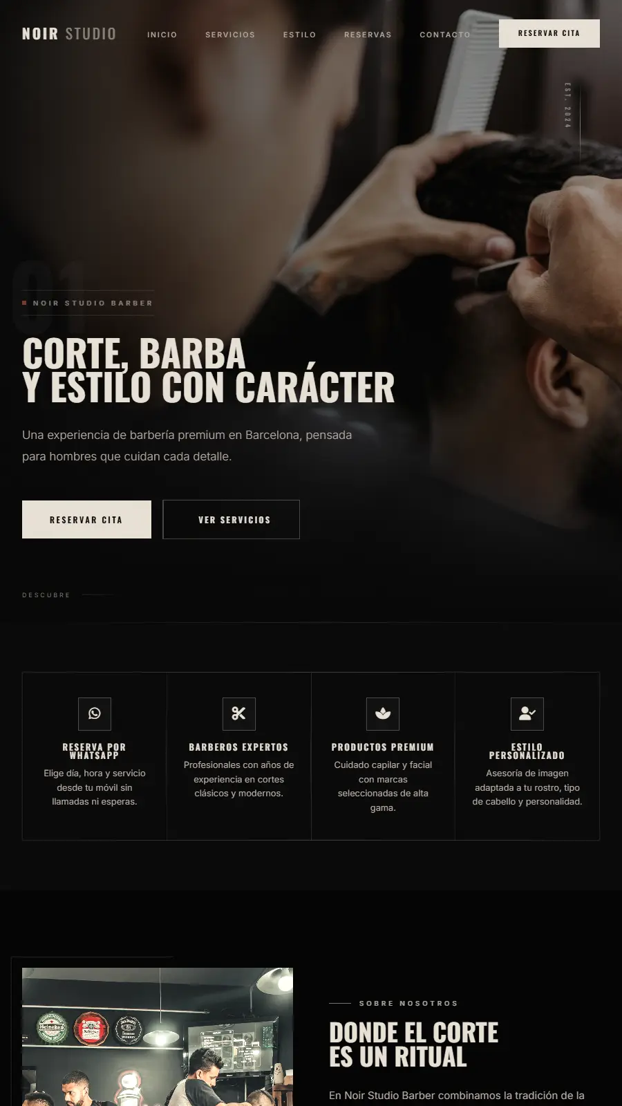 Preview de Noir Studio Barber